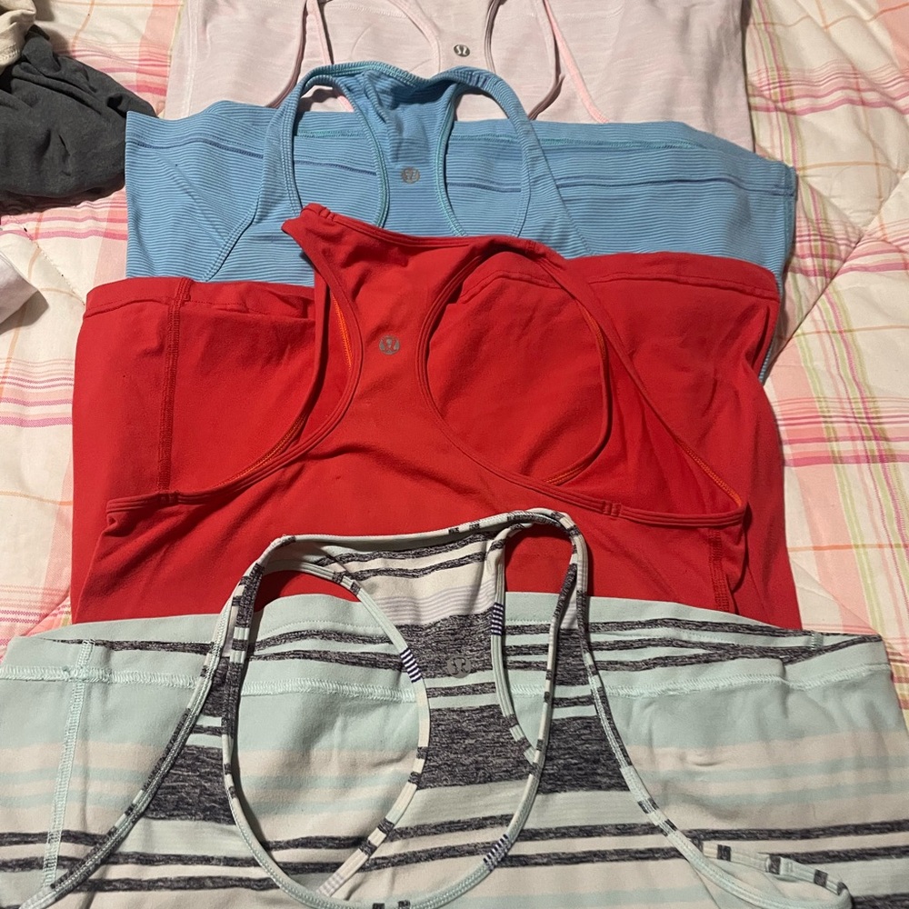 Lululemon 5 tank tops